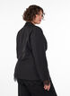 Blazer with lace trim, Black, Model image number 2