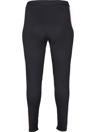 Ski underpants with contrast stripe, Black w. Sea Pink, Packshot image number 1