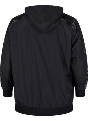 Sports jacket with tone-on-tone pattern, Black, Packshot image number 1