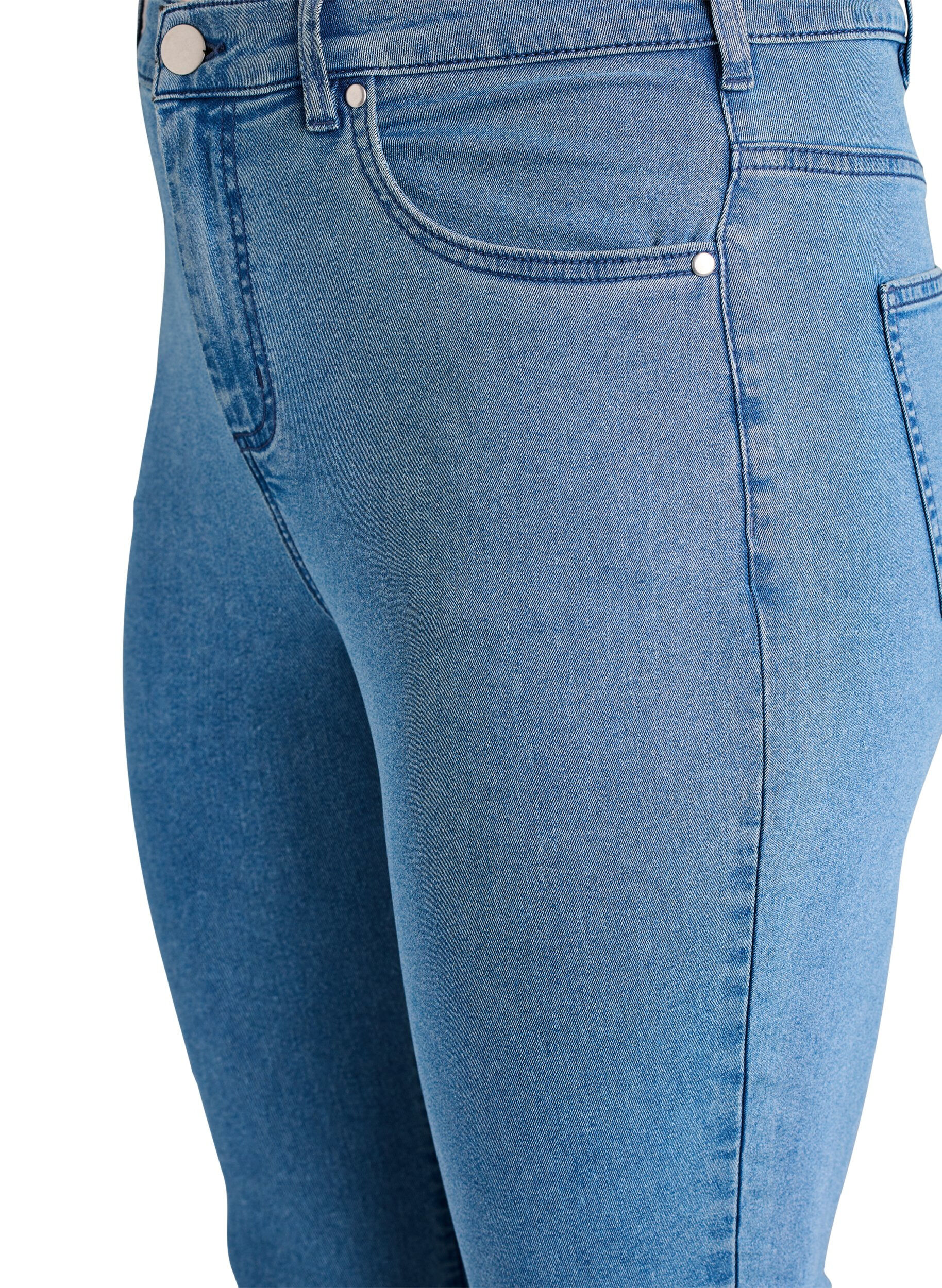 ZizzifashionAmy high-waisted super slim fit jeans, Blue, Packshot image number 2