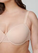 Molded bra with mesh, Beige, Model image number 4