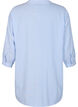 Striped tunic with 3/4 sleeves, Light Blue, Packshot image number 1