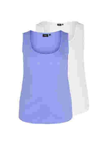 2-pack basic tank top with rib