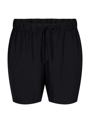 Shorts with pockets and elastic waistband, Black, Packshot image number 0