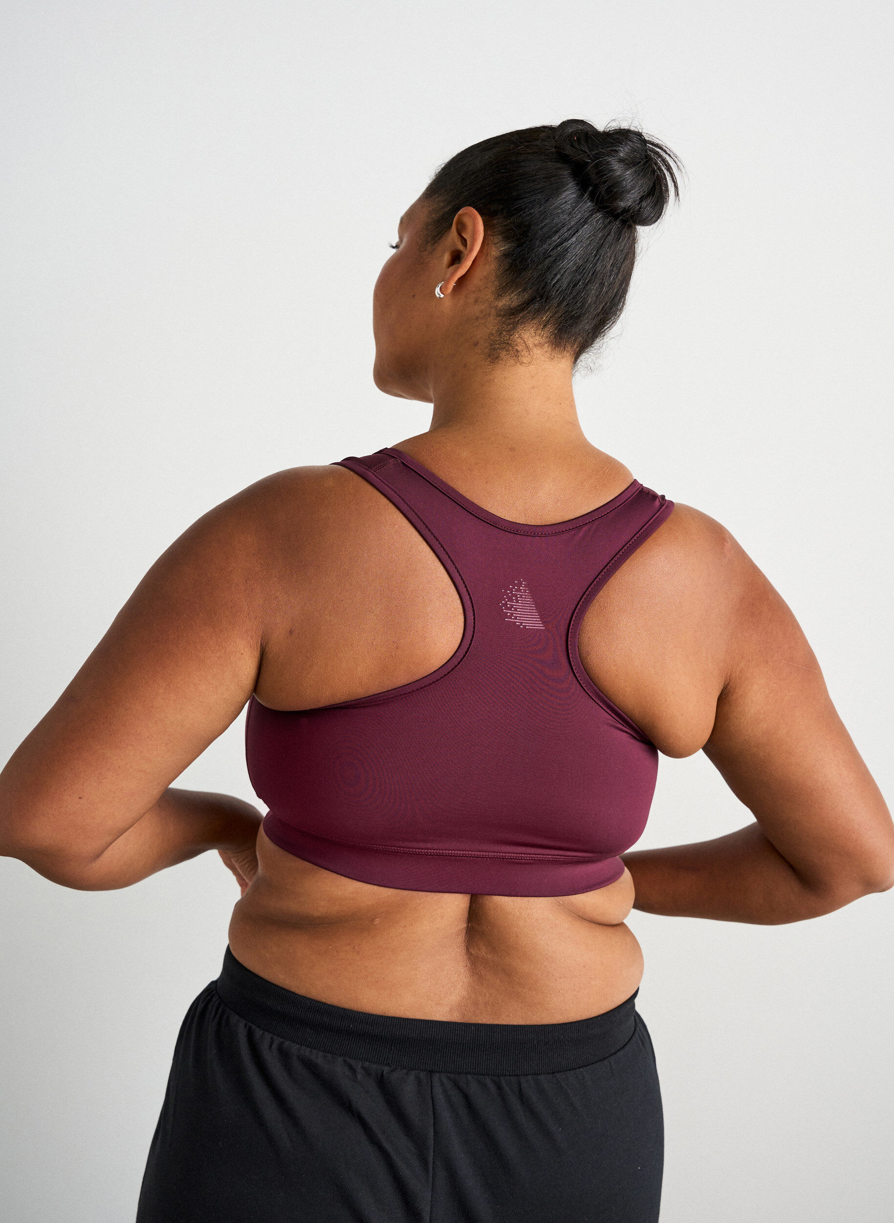 ZizzifashionSports bra with racerback, Red, Model image number 2