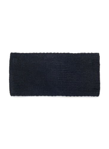 Knitted headband, Black, Packshot image number 1