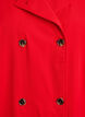Short trench coat with pockets, Red, Packshot image number 2