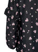 Floral blouse in lyocell, Black, Packshot image number 3