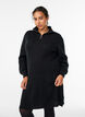 FLASH - Short knit dress with high neck, Black, Model image number 0