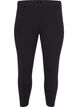Basic 3/4 leggings in viscose, Black, Packshot image number 0