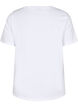 FLASH - T-shirt with motif, White, Packshot image number 1