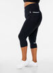 Capri running tights with light compression, Black, Model image number 0