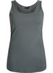 Solid color basic top in cotton, Green, Packshot image number 0