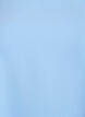 Blouse with short sleeves and a round neckline, Blue, Packshot image number 2