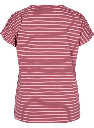 Cotton t-shirt with stripes, Apple Butter Stripe, Packshot image number 1