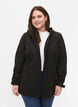 Short softshell jacket with pockets, Black, Model image number 0