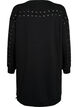 Sweater tunic with drawstring details, Black, Packshot image number 1