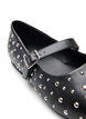 Ballerina with studs, Black, Packshot image number 4