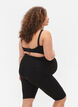 Cotton tight-fitting maternity shorts, Black, Model image number 2