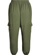 Harem trousers with cargo pockets and elasticated waist, Green, Packshot image number 1