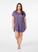 Short sleeve nightgown with text print, , Model image number 1