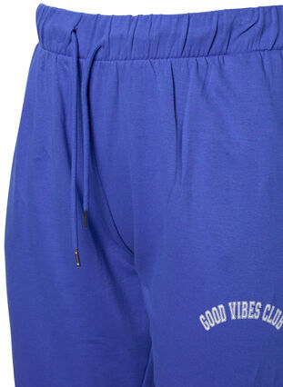 Sweatpants with cargo pockets, Dazzling Blue, Packshot image number 2
