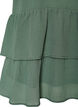 Blouse with V-neck and ruffles, Green, Packshot image number 3