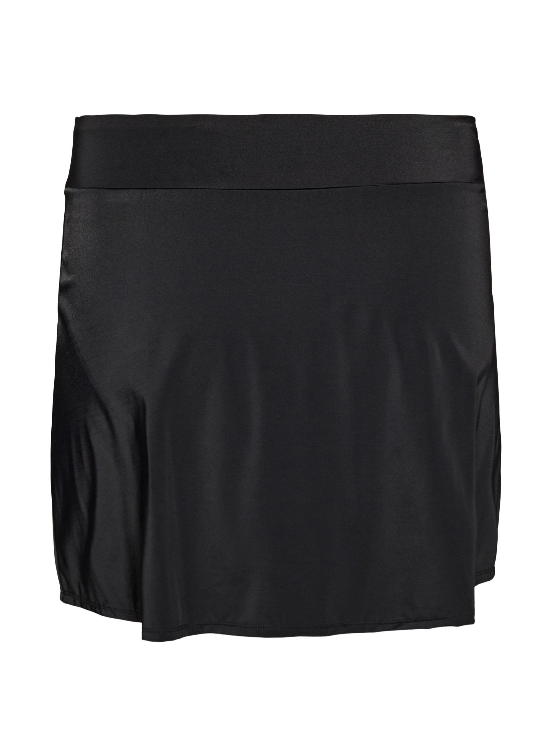 ZizzifashionBikini bottom with brief and wrap-around effect, Black, Packshot image number 1