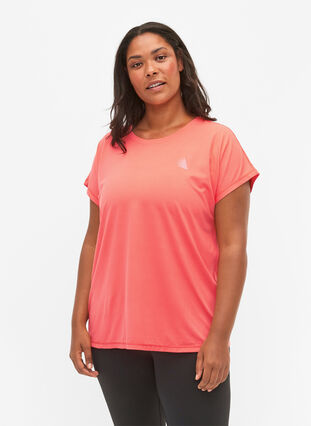 Short-sleeved training t-shirt, Dubarry, Model image number 0