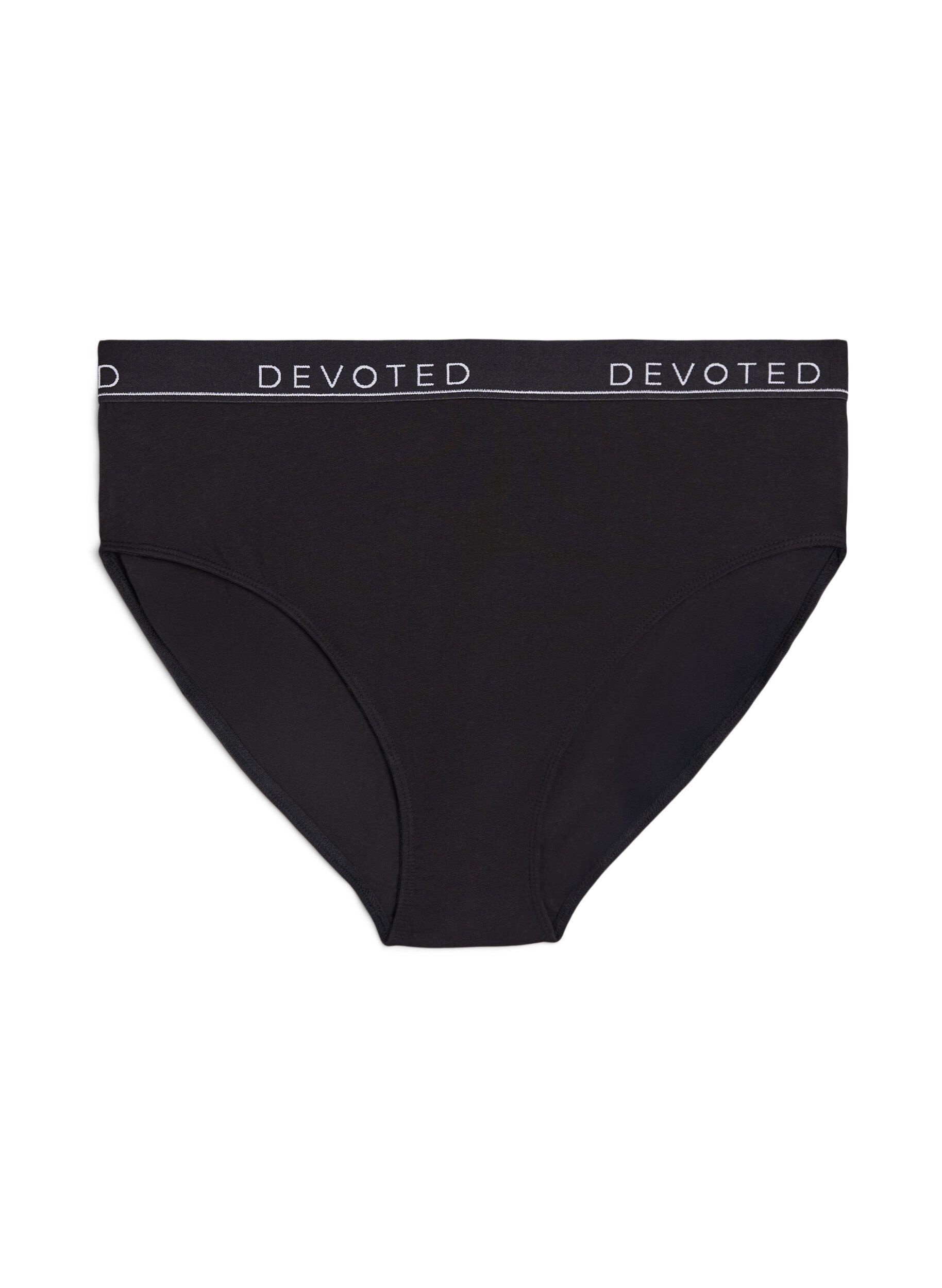 Cotton knickers with a regular waist