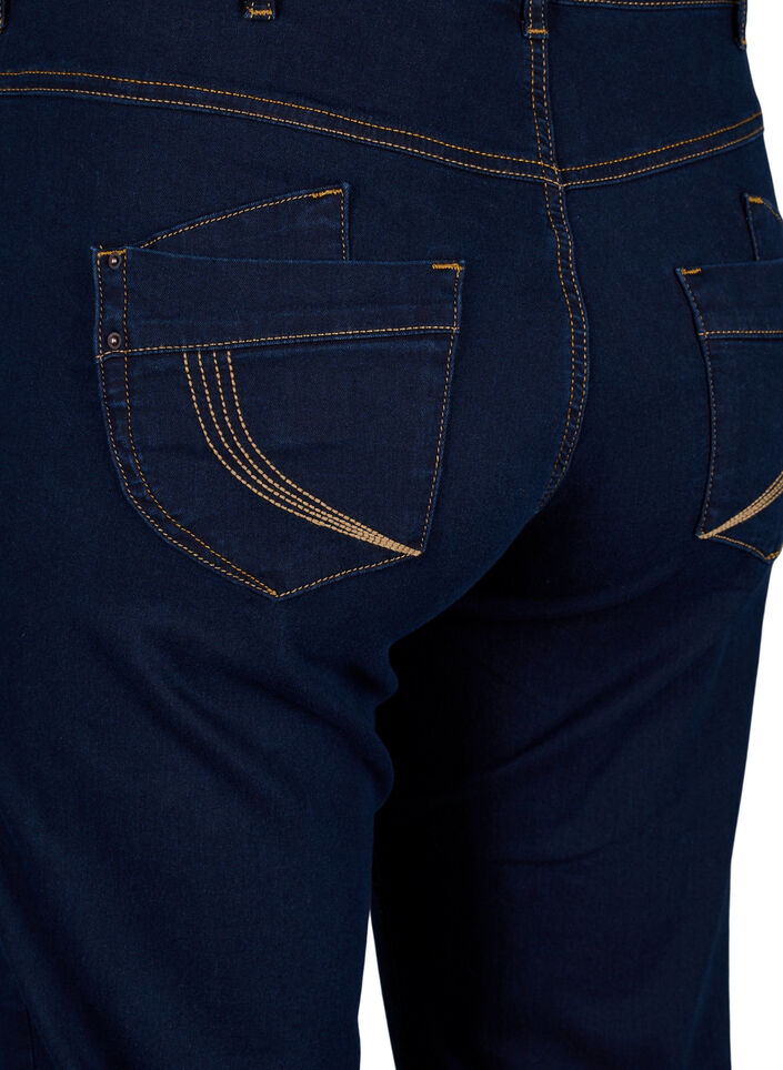 Regular fit Gemma jeans with high waist, Blue, Packshot image number 3