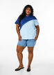 Dip-dye T-shirt in organic cotton, Blue, Model image number 1