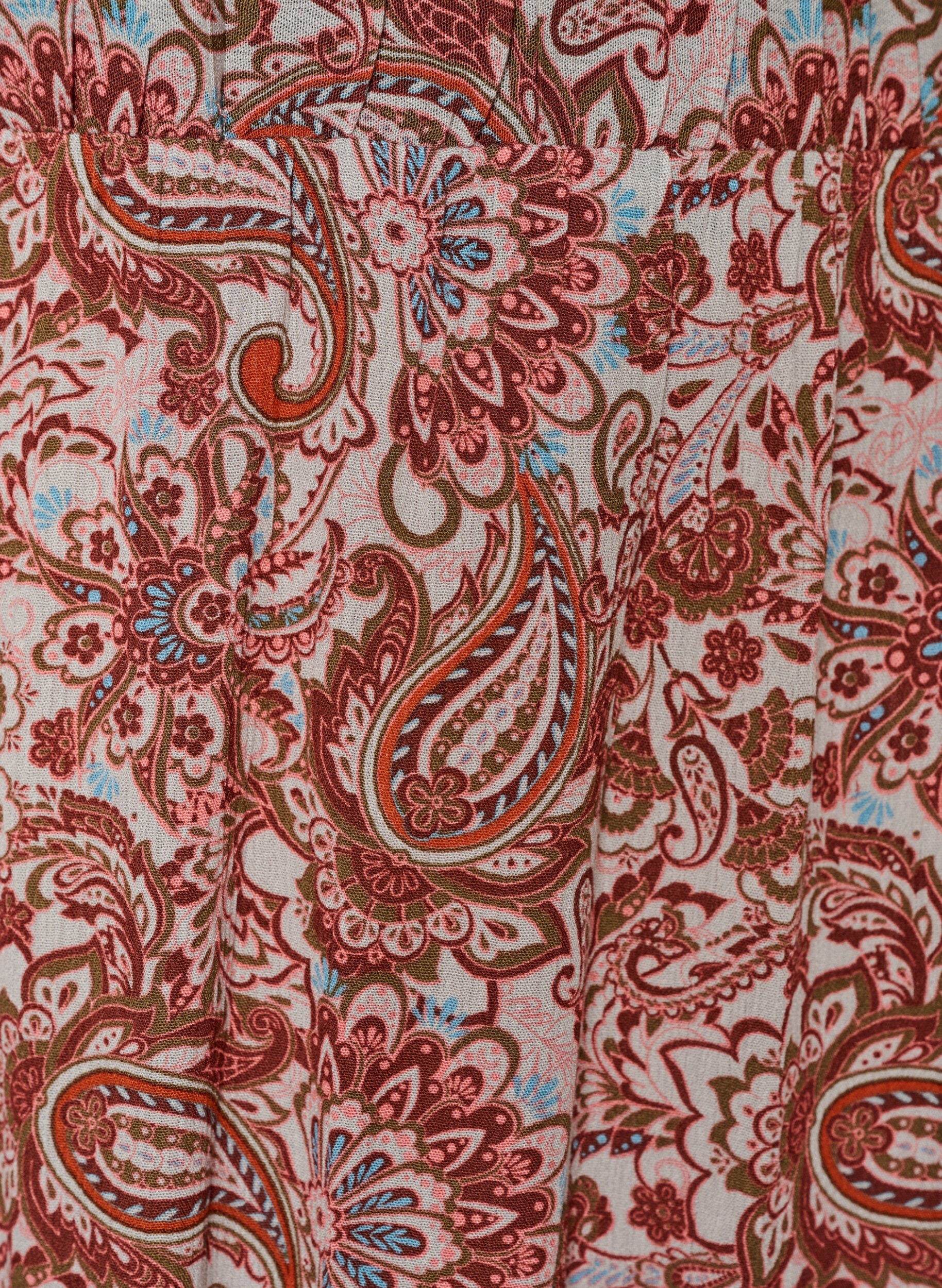 ZizzifashionLong skirt with elasticated waist, Red, Packshot image number 2