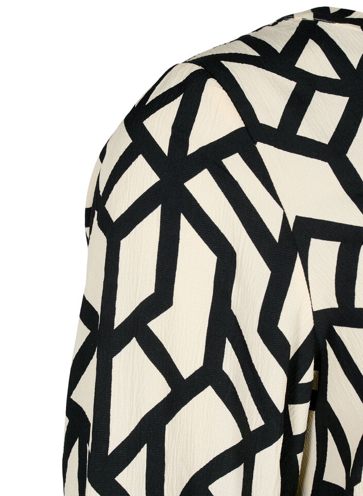 FLASH - Long sleeve blouse with print, Birch Black Graphic, Packshot image number 2