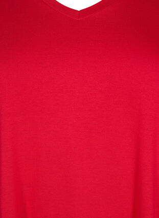 Short sleeve t-shirt with a-shape, Lipstick Red, Packshot image number 2