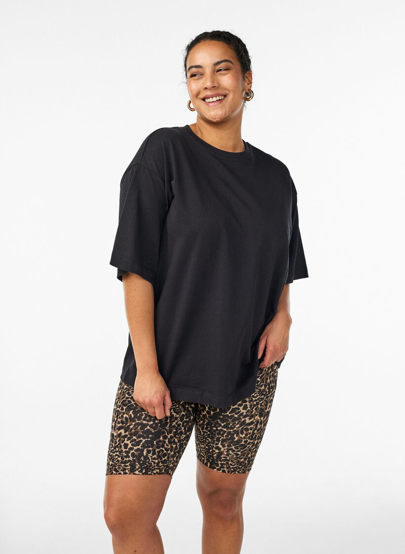 2-pack cycle shorts, Brown, Model image number 0