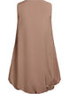 Knee-length balloon dress with pockets, Brown, Packshot image number 1