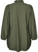 Viscose tunic with ruffles and buttons, Green, Packshot image number 1