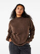 Knitted wool blouse with high neck, Rain Drum Mel., Model image number 0