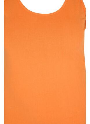 Solid colour basic top, Amberglow, Packshot image number 2