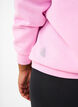 Sweatshirt with front motif, Pink, Model image number 3