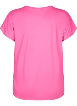 Short sleeved workout t-shirt, Raspberry Rose, Packshot image number 1