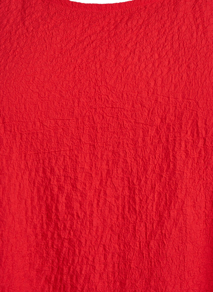 FLASH - Sleeveless top with texture, Red, Packshot image number 2