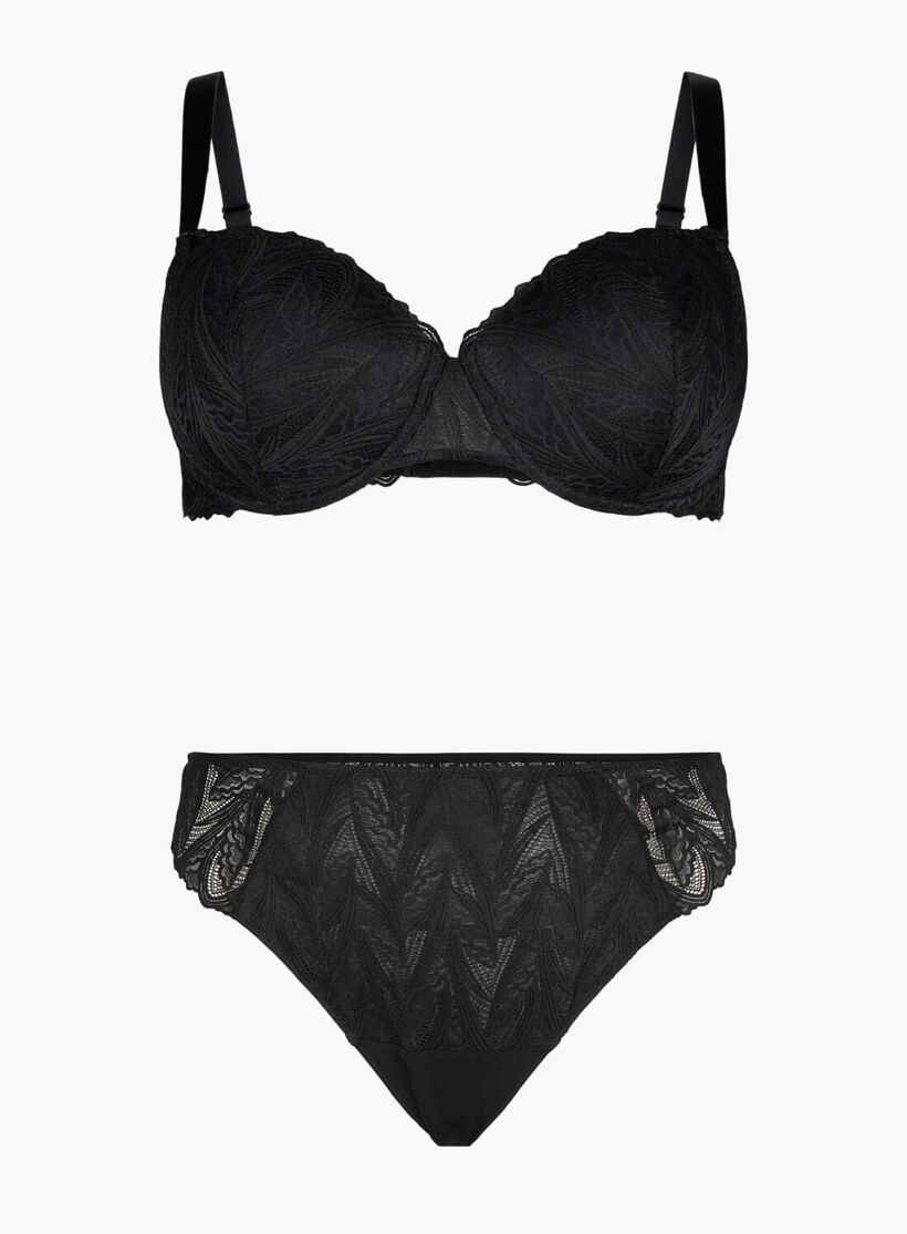 Black underwear set, , Model, 1