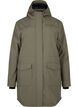 Water-repellent softshell jacket with quilted lining, Green, Packshot image number 0