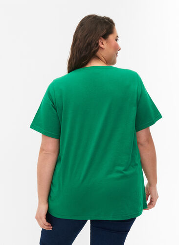 FLASH - T-shirt with round neck, Jolly Green, Model image number 1