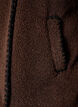Teddy jacket with contrast details, Brown, Packshot image number 2