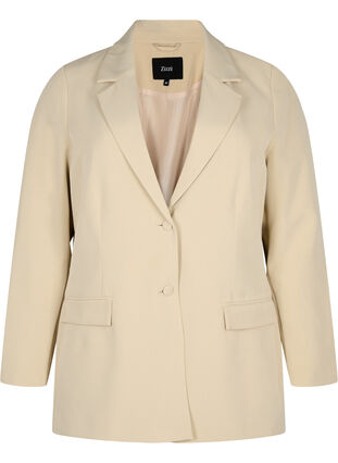 Classic blazer with button fastening, Feather Gray, Packshot image number 0