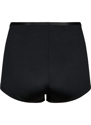Plain bikini shorts, Black, Packshot image number 1
