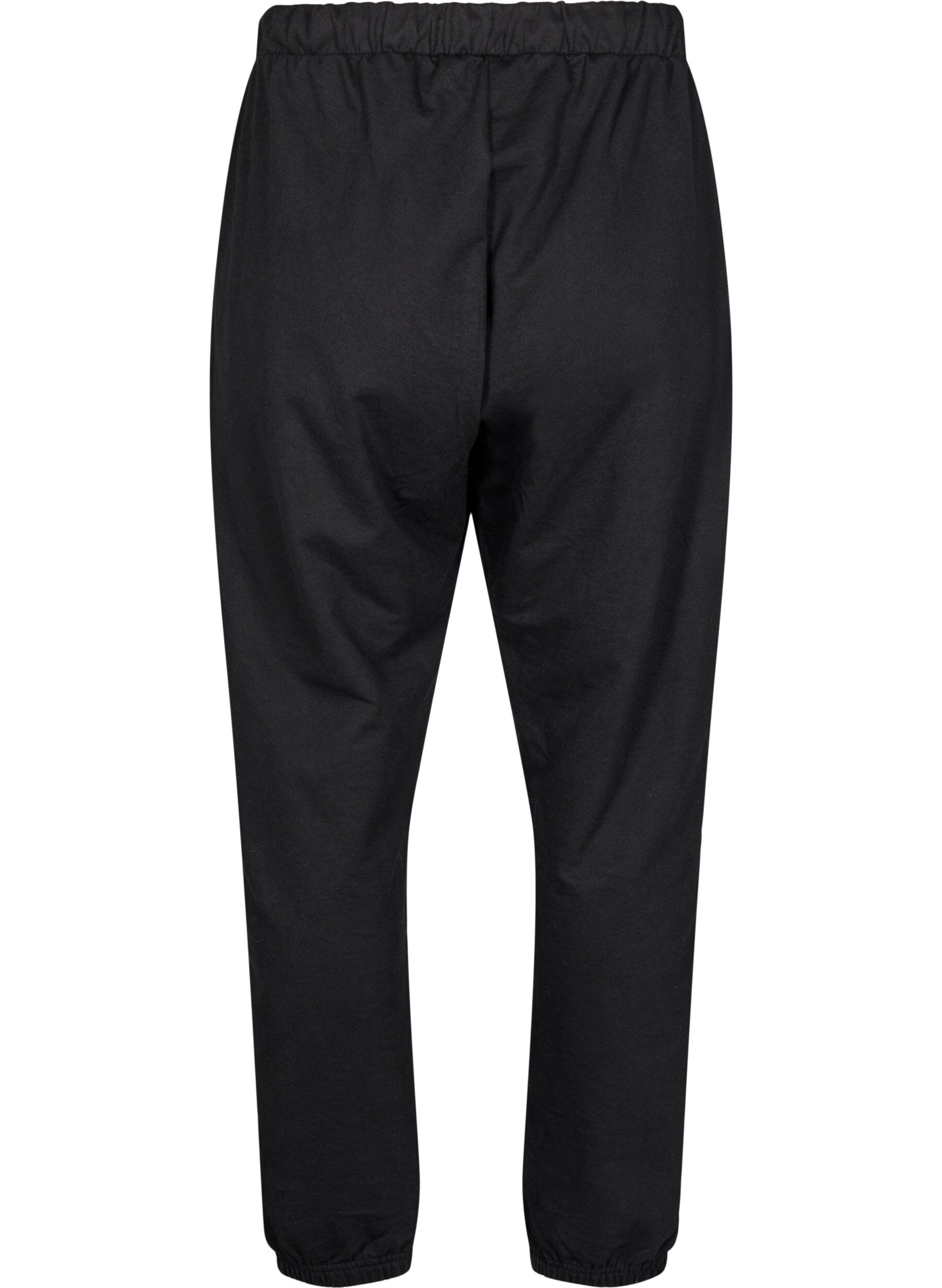 Zizzifashion Sweatpants with pockets, Black, Packshot image number 1